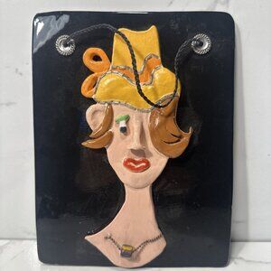 Woman 3D Art Clay Woman With Hat